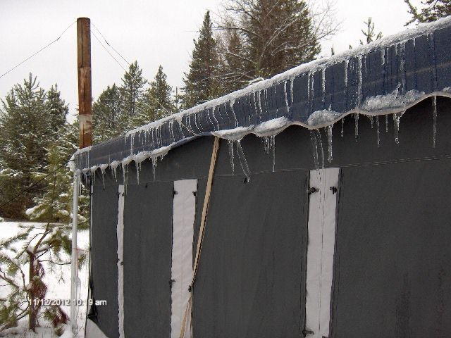 The Awning and icycles.