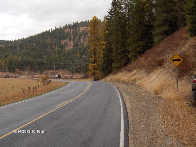 On Alladin Rd. getting closer and a Fire Station Ahead sign